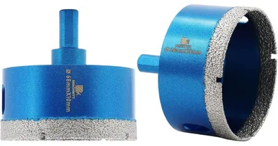 Zdjęcie produktu dla Wiertła diamentowe suche 68 mm do płytek, ceramiki, granitu i marmuru (2 sztuki)