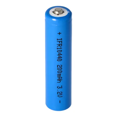Zdjęcie produktu dla Bateria litowo-żelazowo-fosforanowa (LiFePo4) IFR 10440 200 mAh, 3,2 V, bateria AAA zasilana energią słoneczną bez osłony, 44,1 x 10,1 mm