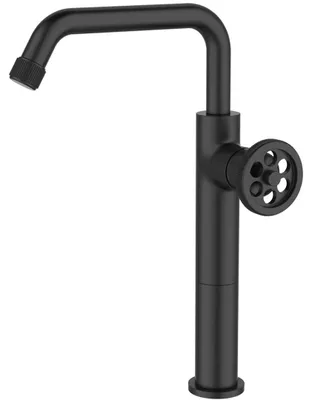 Image de Indus mitigeur lavabo haut noir Essebagno
