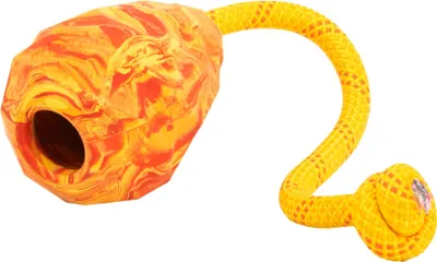 Produktbild von Ruffwear Hundespielzeug Huck-a-Cone Toy Salamander Orange