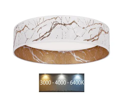 Image de Brilagi - Plafonnier à LED VELVET LED/24W/230V 3000/4000/6400K blanc/or
