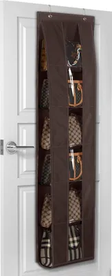 Produktbild von Platzsparender Handtaschen-Organizer - für Schränke - Dunkelbraun