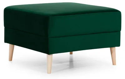Produktbild von Polsterhocker Hocker Sitzhocker ASGARD Wohnzimmer 75x77cm grün