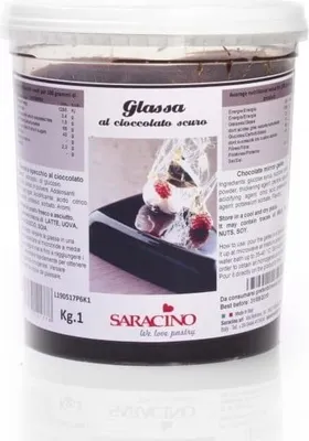 Image de Glaçage miroir chocolat 1 kg SARACINO