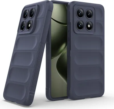 Produktbild von Handy Hülle für Xiaomi 14T Grip Case Cover Schutzhülle Softgrip Farbe: Dunkelblau