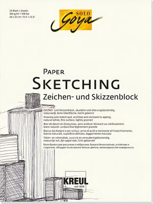 Zdjęcie produktu dla Kreul 68001 Szkicownik 25 24 x 32 cm 160 g
