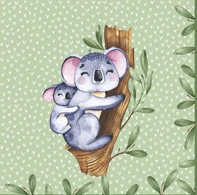 Produktbild von Paper + Design Koalas, Mehrfarbig, Papier, Abbildung, 330 mm, 330 mm, 16,5 cm