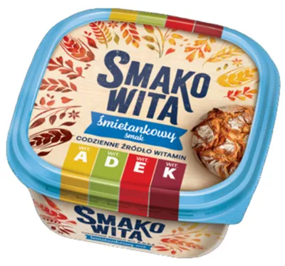 Zdjęcie produktu dla Smakowita śmietankowy smak 450 g. Margaryna półtłusta
