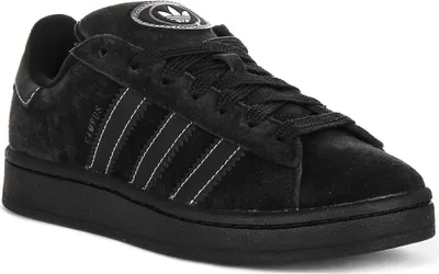 A single black Adidas Campus 00S sneaker shown from a three-quarter angle against a white background.
