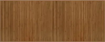 Produktbild von vidaXL Teppich Rechteckig Braun 80x200 cm Bambus