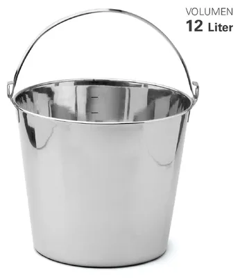 Produktbild von Karl Weis Edelstahleimer mit Skala 12 L