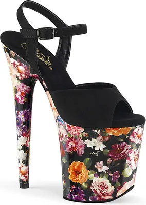 Produktbild von FLAMINGO-809WR Damen Sandale von Pleaser, Schwarz EU 37, US 7