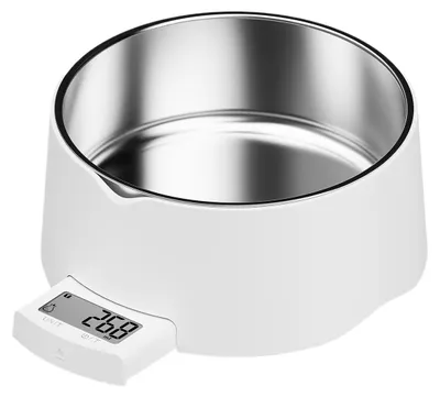 Obrázek produktu pro Zimilo Inteligentní Bluetooth váha pro domácí mazlíčky 5 kg Digitální váha Váha na krmivo pro psy a kočky, přesné měření, elektronická kuchyňská váha, váha pro domácí mazlíčky