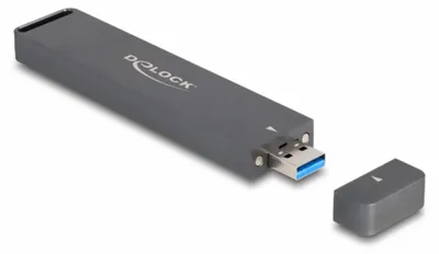 Immagine prodotto di DELOCK Externes Gehäuse M.2 NVMe PCIe SSD oder SATA SSD