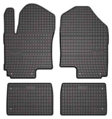 Produktbild von Gummi-Fußmatten für BAIC Beijing 3 2023- (SUV) – 4-tlg, Schwarz, passgenau