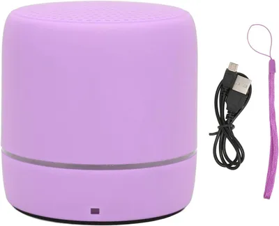 Obrázek produktu pro Bluetooth reproduktor, přenosný Bluetooth 5.0 reproduktor Přenosný bezdrátový stereofonní reproduktor s bohatými basy a barevnými světly pro cestování