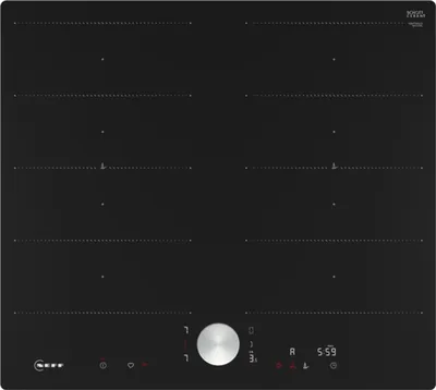 Produktbild von Neff T66PTX4L0, Schwarz, Integriert, 60 cm, Zonen-Induktionskochfeld, Glaskeramik, 4 Zone(n)