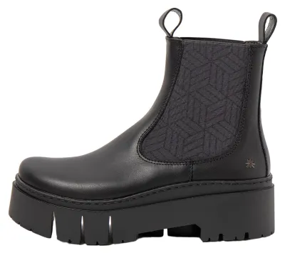 Image de Art Bottines pour Femme 1766 NAPPA BLACK / LEEDS Couleur Noir