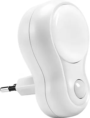 Immagine prodotto di Avizar, presa con luce notturna a LED con interruttore e luce soffusa, bianco