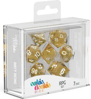 Produktbild von Oakie Doakie Dice Würfel RPG-Set Speckled - Orange (7)