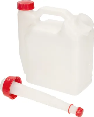 Produktbild von KOTARBAU® Doppelkanister für Kraftstoff und Öl 1L+0,4 L 2in1 mit Kraftstoff- und Ölausgießer Kunststoff Benzinkanister
