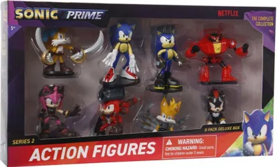 Obrázok produktu pre Sonic akčné figúrky - 8 ks Deluxe box
