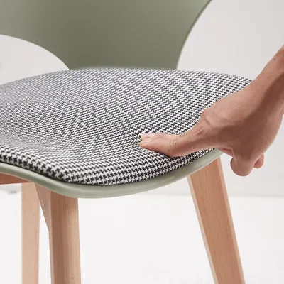 Immagine prodotto di Set di 4 sedie da pranzo - Disponibili in diversi colori - Sedie - Gambe in legno - Sedie da pranzo moderne
