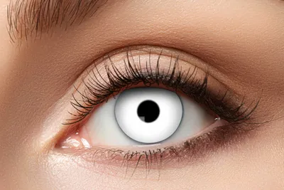 Produktbild von Zoelibat Eyecatcher Wochen-Kontaktlinsen White Zombie