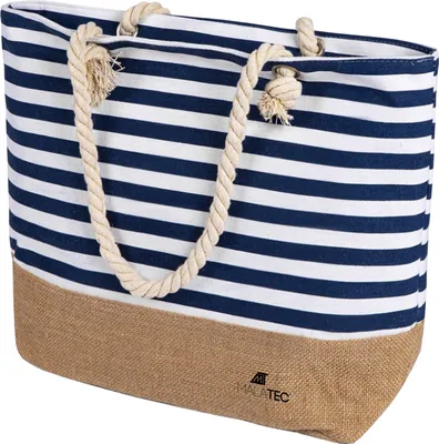 Produktbild von Malatec 21157 Strandtasche 22 L blau-weiß