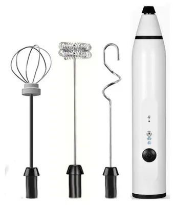 Produktbild von Schneebesen, kabellos, elektrisch, mit mehreren Geschwindigkeitsstufen, wiederaufladbar, Ballon-Schneebesen für Eier und Milchshakes