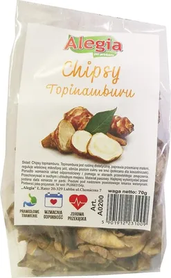 Zdjęcie produktu dla Alegia - chipsy topinamburu 70g Alegia