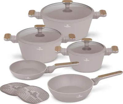 Immagine prodotto di Berlinger Haus BH8343 Set di pentole | Taupe Nordic