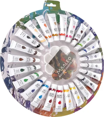 Immagine prodotto di Colori acrilici da 12 ml - set da 24 pezzi