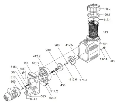Produktbild von Leitschaufeleinsatz Speck BADU 90/7, BADU 90/11 & BADU 90/13