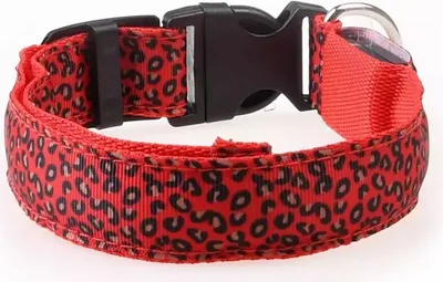 Zdjęcie produktu dla Obroża LED dla psa Leopard /Red XS