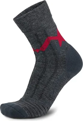Produktbild von Meindl Mt3.5 Trekking Merino Light Wandersocken Herren - Anthrazit / Rot