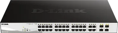 Produktbild von D-Link DGS-1210-24P 24-Port Web Smart Gigabit PoE Switch
