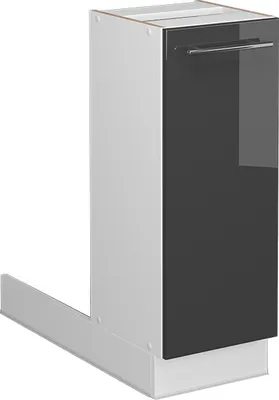 Produktbild von Kücheninsel Vicco Fame-Line Anthrazit Hochglanz 30 cm ohne Arbeitsplatte, Model 38540