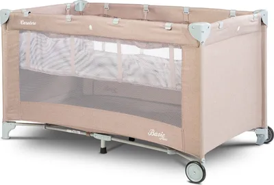 Zdjęcie produktu dla Łózeczko Turystyczne Basic Plus Beige