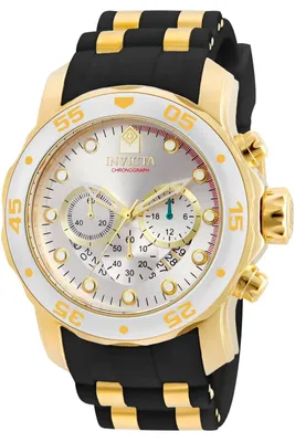 Produktbild von Invicta Pro Diver - SCUBA 6985 Herrenarmbanduhr - Quartz Uhrwerk - Edelstahl mit silbernem Zifferblatt - 48 mm