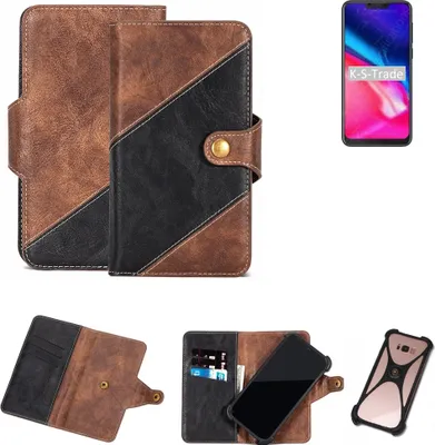 Produktbild von K-S-Trade Handy Hülle Schutz Hülle Schutzhülle Bookstyle Case kompatibel mit Cubot P20 Handy Cover Hülle Schutztasche 1x