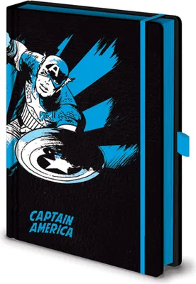 Obrázok produktu pre Marvel - Luxusný zápisník - Retro - Captain America Mono