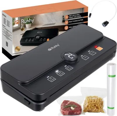 Image de Machine sous vide avec aspiration de 80 kPa, largeur de sac de 30 cm