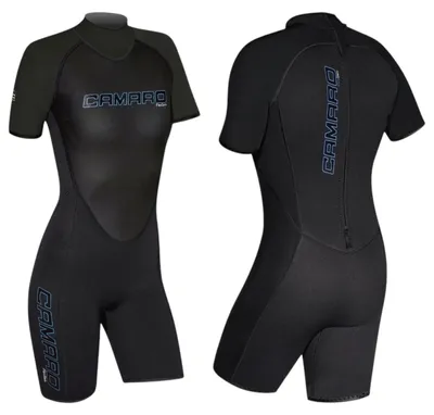 Produktbild von CAMARO Flex Skin Damen Neopren Shorty Wetsuit Surfanzug 3 mm Neoprenanzug - Größe: 48 (3XL)