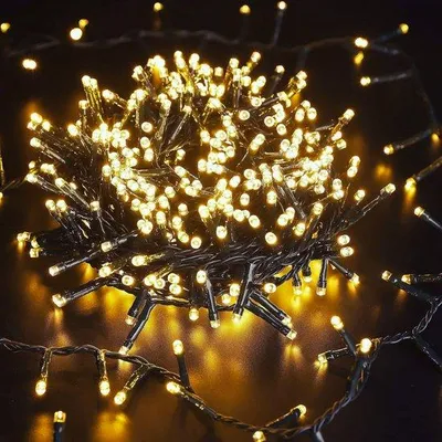 Image de Guirlande lumineuse de Noël 7,5 m, 300 LED blanc chaud, étanche