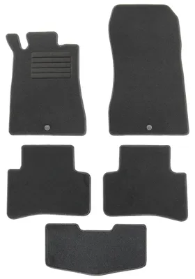 Fußmatten-Set für Mercedes W202/S202 C-Klasse, 06/1993-02/2001, 5-teilig