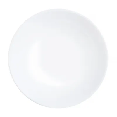 Image de Luminarc Assiette plate, blanche, ronde, 25 cm, Diwali White