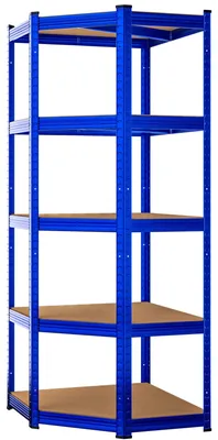 Immagine prodotto di Scaffalatura blu per carichi pesanti, 180x70x40 cm, capacità 875 kg
