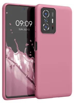 Produktbild von kwmobile Handyhülle für Xiaomi 11T / 11T Pro Hülle - TPU Case - Kabelloses Laden - Schutzhülle Cover in Dark Rose