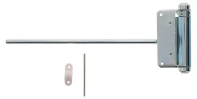 Imagen del producto de Cerrador de puerta con resorte, fuerza de cierre de 40 kg, acero galvanizado, para puertas interiores